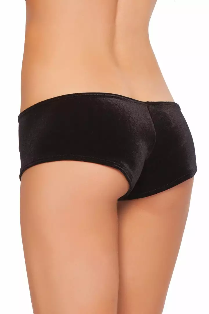 J-Valentine, Inc 7005SC - Black Velvet Short 1 J-Valentine, Inc 7005SC - Black Velvet Short