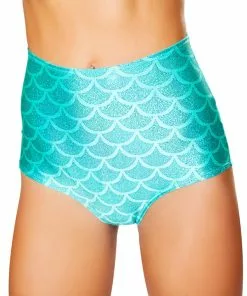 J Valentine BOTTOMS CC401 - Scale High Waist Mermaid Shorts 17 J Valentine BOTTOMS CC401 - Scale High Waist Mermaid Shorts