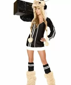 J Valentine CS125 - DJ Spinwheel Costume Hooded Jacket OUTERWEAR