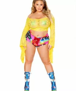 J-Valentine Catalog FF145 - Lace-Up Shorts