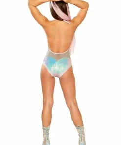 J Valentine ONE PIECES FF147 - SEQUIN FLOWER BODYSUIT