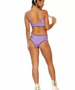 J Valentine FF270 - GLITTER TRIMMED STRAP TOP