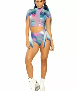 J Valentine BOTTOMS FF273 - OMBRE FRINGE HIGH-WAIST SHORT 11 J Valentine BOTTOMS FF273 - OMBRE FRINGE HIGH-WAIST SHORT