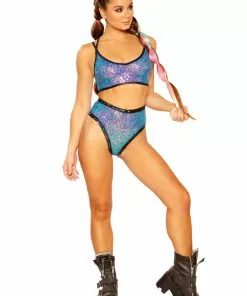 J-Valentine, Inc FF381 - Double Strap Sequin Tank