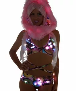 J Valentine TOPS FF466 - Light Up Wrap Top