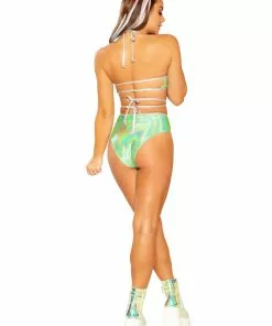 J-Valentine, Inc FF483 - Metallic Wrap Short BOTTOMS