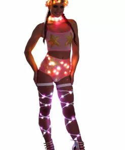 J Valentine FF803 - Light-Up Mermaid High-Waist Short