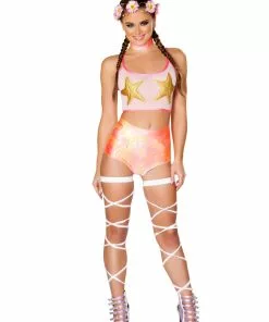 J Valentine FF803 - Light-Up Mermaid High-Waist Short