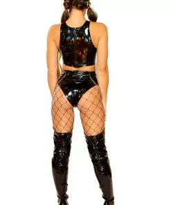 J-Valentine, Inc TOPS FF540 - PVC Holographic Clip Top