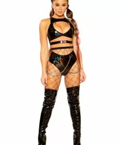 J-Valentine, Inc TOPS FF540 - PVC Holographic Clip Top