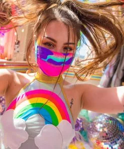 J-Valentine, Inc FF552 - Heavy Brazilian Spandex Pleated Mask