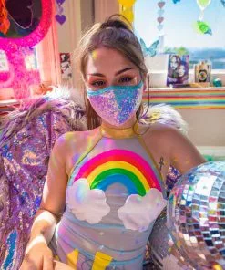 J-Valentine, Inc FF556 - Sequin Tailored Mask