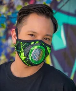 J-Valentine, Inc ACCESSORIES FF559 - Eyeball Tailored Mask