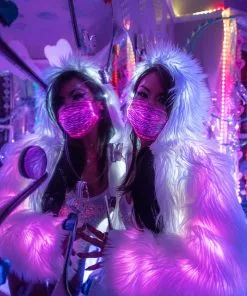 J-Valentine, Inc CL524 - Light-Up Hooded Cropped Jacket