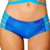 J Valentine FF923 - Metallic No Seam Strappy Shorts BOTTOMS