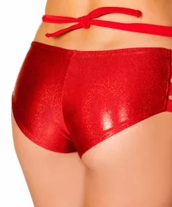 J Valentine FF923 - Metallic No Seam Strappy Shorts BOTTOMS 24 J Valentine FF923 - Metallic No Seam Strappy Shorts BOTTOMS
