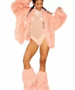 J Valentine CC226 - SHAGGY MOHAIR LEGWARMER