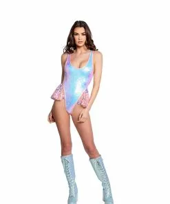 J-Valentine, Inc ONE PIECES FR104 - Sequin Ballerina Bodysuit