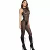 J-Valentine, Inc ONE PIECES FR147 - Holographic Dot Mesh Catsuit