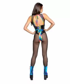 J-Valentine, Inc ACCESSORIES CH332 - PVC Holographic Waist Cincher