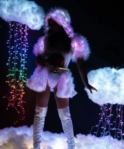 J-Valentine, Inc TOPS FR150 - Light-Up Hooded Shrug