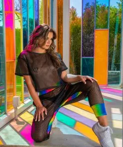 J-Valentine, Inc BOTTOMS FS151 - Net Joggers