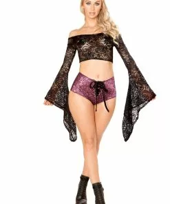 J-Valentine Catalog FF145 - Lace-Up Shorts